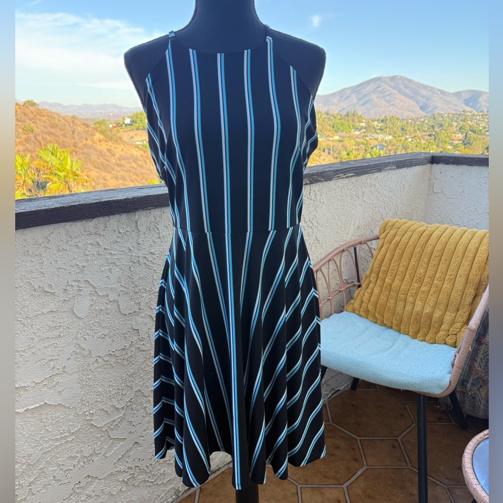 Bar lll Stripped Skater Dress